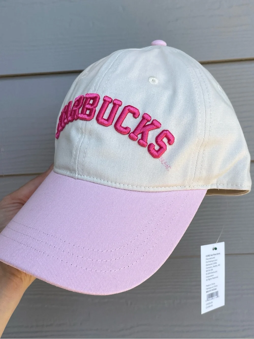 Starbucks 2026 CORE Hat Pink Drink Baseball Cap *New With Tag*